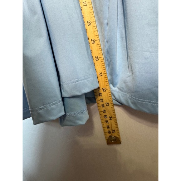 Byrdie Golf Sleeveless Blue Zip Pleated‎ Dress Sz M Tennis Pickleball Activewear - Picture 7 of 12